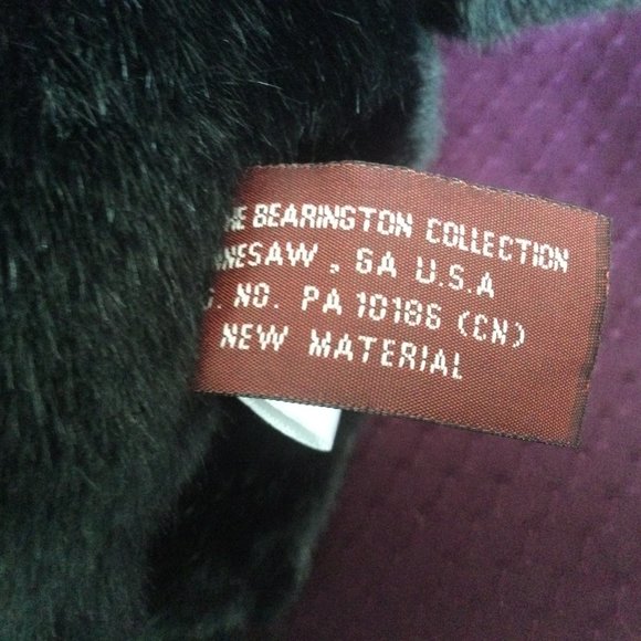 Bearington Plush NWT Black Lab Retriever Puppy Realistic 10" Dog - Picture 6 of 12